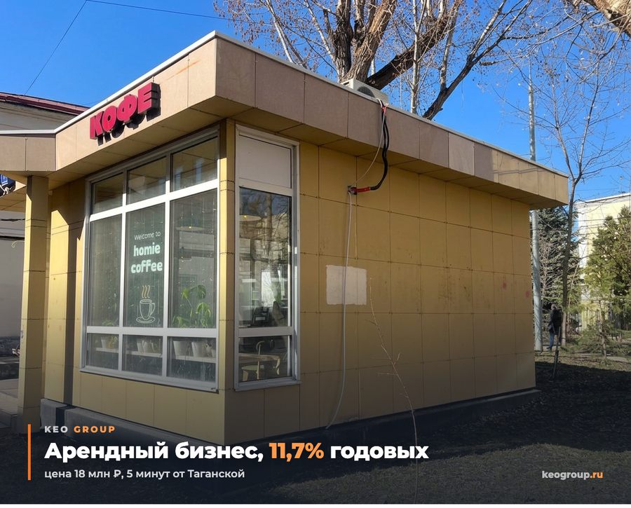 Нежилое здание с арендатором в Товарищеском переулке